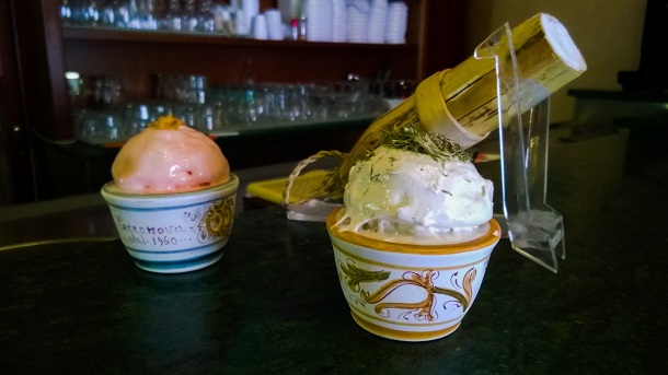 origano mele cotogne gelato artigianale viaggio negli iblei