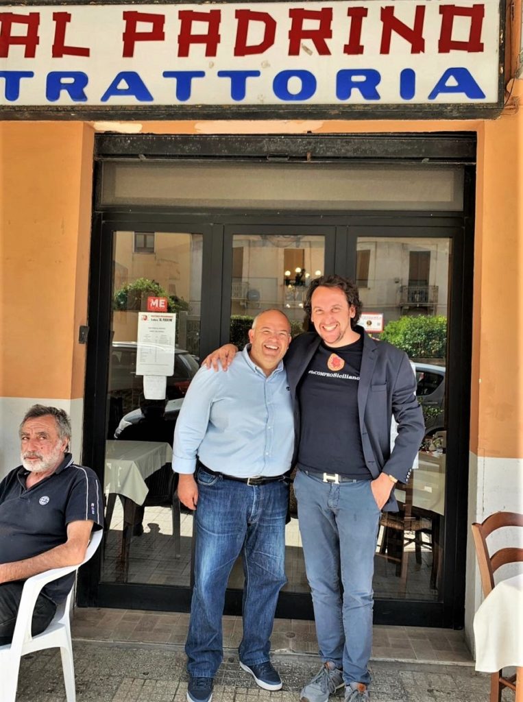 Damiano Chiaramonte e Francesco Caravello Trattoria Al Padrino Messinat